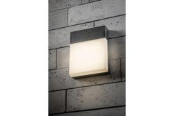 LED facade luminaire SARO, 9 W, 900 lm, IP54, 4000K, black