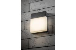 LED facade luminaire SARO, 9 W, 900 lm, IP54, 4000K, black