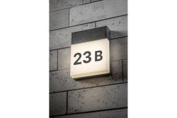 LED facade luminaire SARO, 9 W, 900 lm, IP54, 4000K, black
