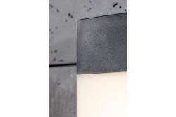 LED facade luminaire SARO, 9 W, 900 lm, IP54, 4000K, black