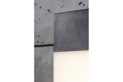 LED facade luminaire SARO, 9 W, 900 lm, IP54, 4000K, black
