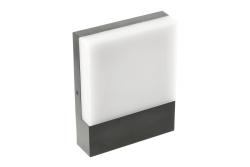 LED facade luminaire SARO, 9 W, 900 lm, IP54, 4000K, black