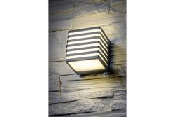 LED facade luminaire SIROLO, 10 W, 1000 lm, IP54, 4000K, black