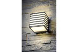 LED facade luminaire SIROLO, 10 W, 1000 lm, IP54, 4000K, black