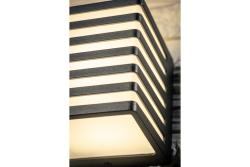 LED facade luminaire SIROLO, 10 W, 1000 lm, IP54, 4000K, black