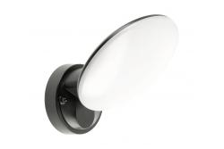 LED facade luminaire TERRO, 10 W, 1200 lm, IP54, 4000K, black