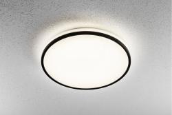 LED svítidlo TULA, 24 W, 1680 lm, 4000K, AC180-250V, PF>0.5, IP44, Ø350 mm, černé