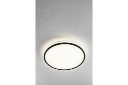 LED svítidlo TULA, 24 W, 1680 lm, 4000K, AC180-250V, PF>0.5, IP44, Ø350 mm, černé