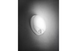 LED svítidlo TULON s detektorem pohybu, 15 W, 1350 lm, 4000K, AC220-240V, IP54, kulaté, bílé