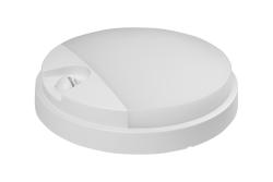LED luminaire TULON with motion sensor, 15 W, 1350 lm, 4000K, AC220-240V, IP54, round, white