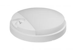LED luminaire TULON with motion sensor, 15 W, 1350 lm, 4000K, AC220-240V, IP54, round, white