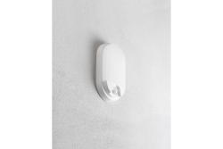 LED luminaire TULON with motion sensor, 15 W, 1350 lm, 4000K, AC220-240V, IP54, oval, white