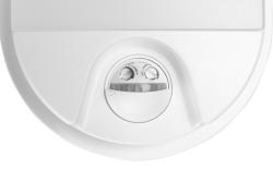 LED luminaire TULON with motion sensor, 15 W, 1350 lm, 4000K, AC220-240V, IP54, oval, white