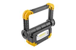LED floodlight with rechargeable battery WORKY, 2x10 W COB, 1200 lm, 6400K, 5V/1A, USB-C, IP44