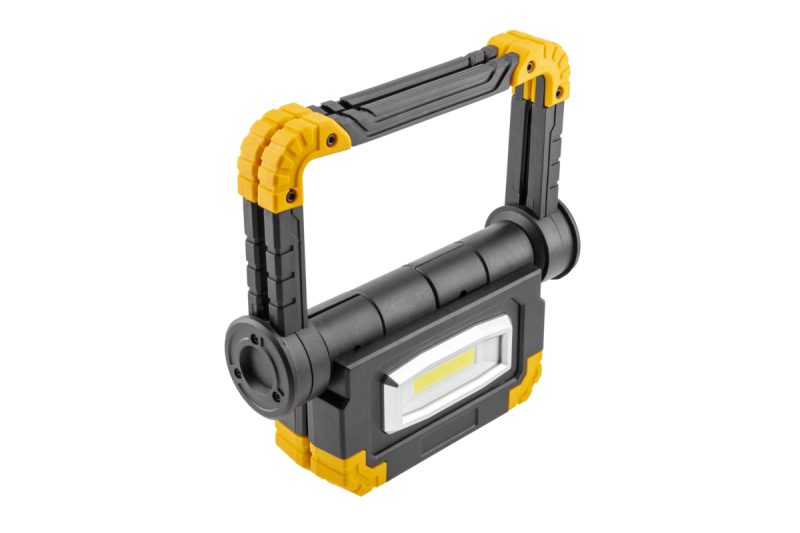 LED-schijnwerper met oplaadbare batterij WORKY, 2x10 W COB, 1200 lm, 6400K, 5V/1A, USB-C, IP44