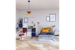 Floor lamp MOUSE , 0420, max.250V, 50/60Hz, 1*E27, max.25 W, IP20, dia.8 cm, navy/yellow
