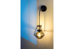 Wall luminaire DROP 4, 7325, AC220-240V, 50/60Hz, 1*E27, max.40W, black
