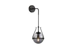 Wall luminaire DROP 4, 7325, AC220-240V, 50/60Hz, 1*E27, max.40W, black