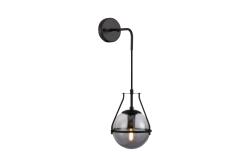 Wall luminaire DROP 4, 7325, AC220-240V, 50/60Hz, 1*E27, max.40W, black
