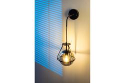 Wall luminaire DROP 4, 7325, AC220-240V, 50/60Hz, 1*E27, max.40W, black