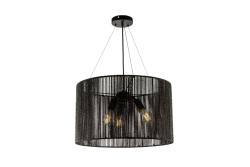 Ceiling luminaire FORESTO 2, 5772, AC220-240V, 50/60Hz, 1*E27, max.40W, dia. 50 cm, black