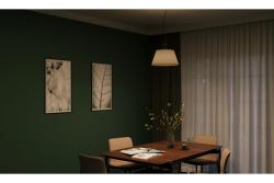 Ceiling luminaire KASEL , 6281, AC220-240V, 50/60Hz, 1*E27, max.40W, avg. 40 cm, cream