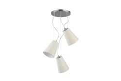 Ceiling luminaire KASEL 3, 5314, AC220-240V, 50/60Hz, 3*E27, max.40W, avg. 46 cm, cream