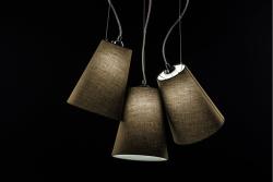 Ceiling luminaire KASEL 3, 6229, AC220-240V, 50/60Hz, 3*E27, max.40W, avg. 46 cm, grey