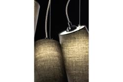 Ceiling luminaire KASEL 3, 6229, AC220-240V, 50/60Hz, 3*E27, max.40W, avg. 46 cm, grey