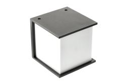 Facade luminaire LEO, E27, max. 18 W, IP54, black