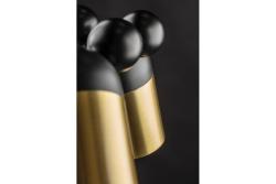 Ceiling luminaire MOUSE II, 0598, max.250V, 50/60Hz, 3*E27, max.25 W, IP20, avg. 30 cm, gold/black