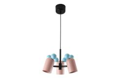 Luminaire de plafond MOUSE II, 2677, max.250V, 50/60Hz, 3*E27, max.25 W, IP20, diamètre moyen 30 cm, rose