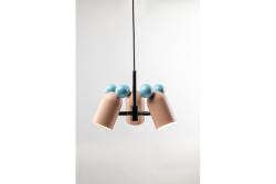 Ceiling luminaire MOUSE II, 2677, max.250V, 50/60Hz, 3*E27, max.25 W, IP20, avg. 30 cm, pink