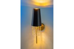 Wall luminaire NESTO 2, 5970, AC220-240V, 50/60Hz, 1*E27, max.40W, black/gold