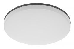 Plafonnier BESA, LED, 24 W, 2 400 lm, 3 000 K, 180-250 V CA, IP54, IK10, PC+PC, rond, dimmable