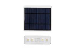 LED luminaire on solar battery DAVOS, motion/twilight sensor, 1000lm, 4000K, 2000 mAh, IP54, white
