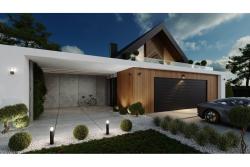 LED luminaire on solar battery DAVOS, motion/twilight sensor, 1000lm, 4000K, 2000 mAh, IP54, black