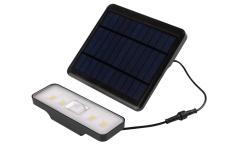LED luminaire on solar battery DAVOS, motion/twilight sensor, 1000lm, 4000K, 2000 mAh, IP54, black