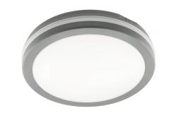 Plafonnier LED MARS 9-en-1, 24/18/12 W, 100 lm/W, CCT, 220-240 V CA, IP65, gris