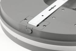 Plafonnier LED MARS 9-en-1, 24/18/12 W, 100 lm/W, CCT, 220-240 V CA, IP65, gris