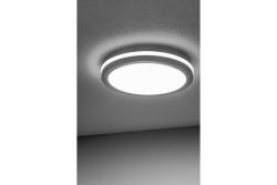 MARS LED 9in1 Ceiling Light Fixture, 24/18/12W, 100lm/W, CCT, AC220-240V, IP65, Grey