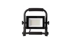 Portable LED floodlight NELI, 30 W, 2700 lm, 6400K, AC220-240V, IP65, cable 1.5 m
