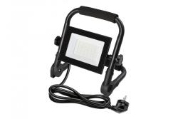 Portable LED floodlight NELI, 30 W, 2700 lm, 6400K, AC220-240V, IP65, cable 1.5 m