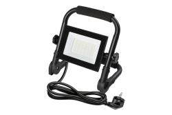 Portable LED floodlight NELI, 30 W, 2700 lm, 6400K, AC220-240V, IP65, cable 1.5 m