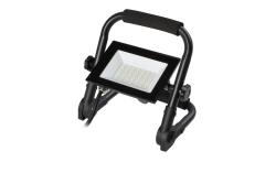 Portable LED floodlight NELI, 30 W, 2700 lm, 6400K, AC220-240V, IP65, cable 1.5 m
