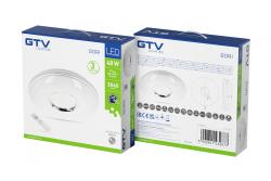 LED svítidlo SORI, 48 W, 3840 lm, CCT, AC220-240V, PF>0.9, IP44, Ø490 mm, dálkové ovládání, bílá