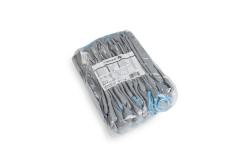 HUNTE polyurethane-coated gloves c.grey/black (12 pairs/pack) 7