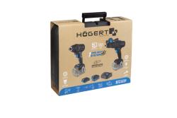 Cordless Brushless Screwdriver Drill Impact Driver Kit