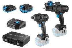 Cordless Brushless Screwdriver Drill Impact Driver Kit