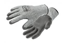 FUHSE Polyurethane Coated Cut Protection Gloves Grey/Black 8